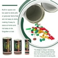 thumbnail image 4 of Unatoiry Battery-Shaped Refillable Pill Organizer Box Supplement Container Tablet Moisture Proof Case Holder Health Care 25x49mm 1Set, 4 of 6