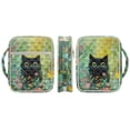 thumbnail image 2 of Xoenoiee Cat Flower Pattern Bible Cover Case for Women Men, Portable Bible Carrier Organizer Bag Quilted Bible Accessories with Zipper Pocket and Handle, Christian Gift, 2 of 7