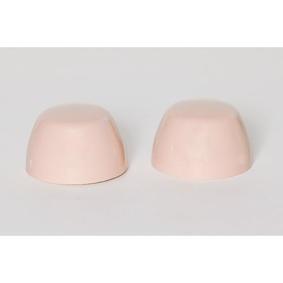 American Standard Color Replacement Plastic Toilet Bolt Caps - Set of 2 - Corallin