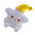 thumbnail image 3 of Luz Nocturna Lámpara para Dormir Lindo Diseño De Estrella Luz De Noche con Batería con Detección De Luz con Batería De 3 Botones Sombrero Amarillo, 3 of 5
