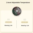 thumbnail image 4 of Amdohai Portable LED Electric Hand Warmer Travel Pockket Hand Heater 2-Level Adjustable Temperature 3s Quick, 4 of 8