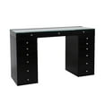 thumbnail image 2 of Impressions Vanity SlayStation 2.0 Tabletop and 5 Drawer Units Bundle for Modern Home Decor (Pro Black), 2 of 4
