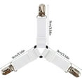thumbnail image 3 of Juego de 4 correas ajustables para sujetar sábanas, color blanco, 3 of 5