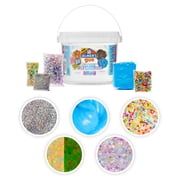 Elmers Glue Premade Slime, Glassy Clear Slime, Includes 5 Sets of Slime Add-Ins, 3 lb. Bucket