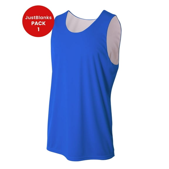 JustBlanks Reversible Micro Poly Performance Jump Basketball Jersey Multiple Colors