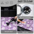 thumbnail image 5 of KEIAHUAN Purple Hibiscus Car Trunk Mat 29" x 39", Non Slip Cargo Liner Rear Trunk Protector, Scratchproof Auto Accessories Fits for Most Cars Sedans, 5 of 7