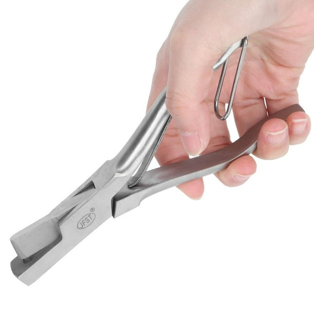 LYUMO Pig Ears Tag Plier,UShape Stainless Steel Animal Livestock Ear