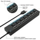 thumbnail image 3 of Hub USB 2.0 de 7 puertos con interruptores y LED individuales, divisor 2.0, 3 of 5