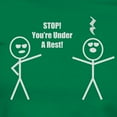 thumbnail image 3 of CafePress - STOP! You're Under A Rest! T Shirt - Women's Traditional Fit Dark T-Shirt, 3 of 4