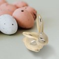 thumbnail image 3 of Golden Ceramic Rabbit Mini Figurine Decor Bunny Statue Bedroom Decore Sculpture Decorate Animal, 3 of 6