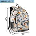 thumbnail image 2 of FORMRS Unisex School Backpack 17" Student Travel Bag with Laptop Compartment, Acorn Leaves Pattern, 2 of 7