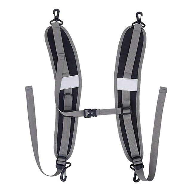 2 X Padded Shoulder Straps, Adjustable Backpack Shoulder Strap for Backpack, Dry Black
