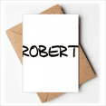 thumbnail image 1 of Special Handwriting English Name ROBERT Greeting Cards You are Invited Invitations, 1 of 4