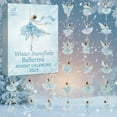 thumbnail image 3 of 2025 Christmas Snowflake Ballerina Advent Calendar – Countdown Holiday Calendar with Daily Ballet Dancer Surprise, Reusable Festive Gift for Girls & Families, 3 of 3