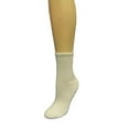 thumbnail image 3 of COUVER Kids Child Youth Midcalf Softball Baseball Socks, White, 6 Pairs Set, 3 of 4