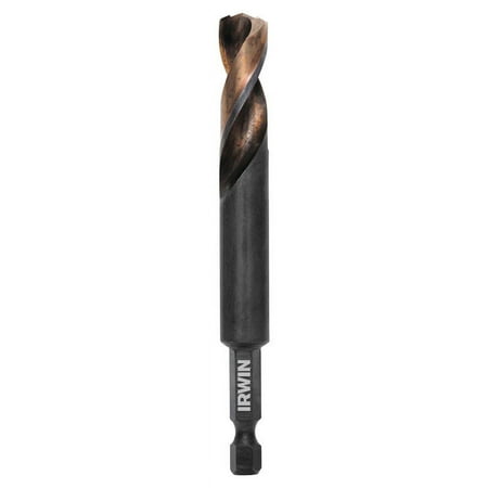 UPC: 0042526914874 | Irwin Turbomax 7/16 in. Dia. x 4 in. L Steel Impact Ready Drill Bit 1/4 in. Quick-Change Hex Shank