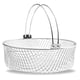 thumbnail image 1 of Air Fryer Basket,steamer Basket,304 Stainless Steel Mesh Basket For Air Fryer,air Fryer Accessory 8, 1 of 5