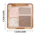 thumbnail image 3 of High Light Four Color Makeup Crystals for Eyes Creme Blushes Contouring for Natural Versatile Creme Blushes Glow Drops for All Makeup Styles Face Highlighter Stick Concealer, 3 of 6