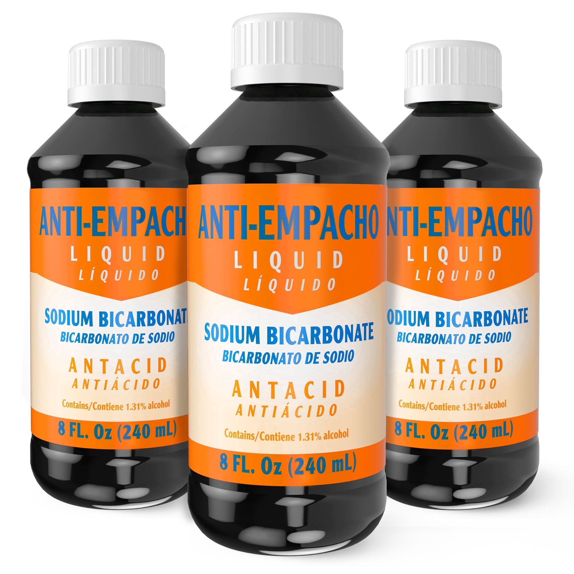 ANTI-EMPACHO Stomach Relief Liquid – Antacid for Heartburn & Digestive Support, 8 fl oz, (3 Pack)