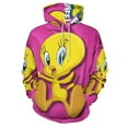 thumbnail image 4 of Looney Tunes Tweety Hoodie 3D Print Pullover Hooded Long Sleeve Sweatshirts Tops Blouse with Pocket for Mens Womens, 4 of 7
