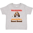 thumbnail image 3 of Inktastic Protected by a Basset Hound Funny Dog Boys or Girls Baby T-Shirt, 3 of 5