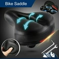 thumbnail image 1 of Mountain Bike Saddle Shockproof Waterproof Long-distance Riding Reflective Tail Light Strip Driving, 1 of 6