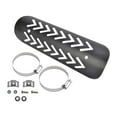 thumbnail image 1 of Protector térmico para tubo de escape de motocicleta, accesorio genérico para motocicleta Negro, 1 of 9