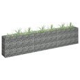 thumbnail image 1 of vidaXL Gabion Raised Bed Galvanised Steel 270x30x60 cm, 1 of 4