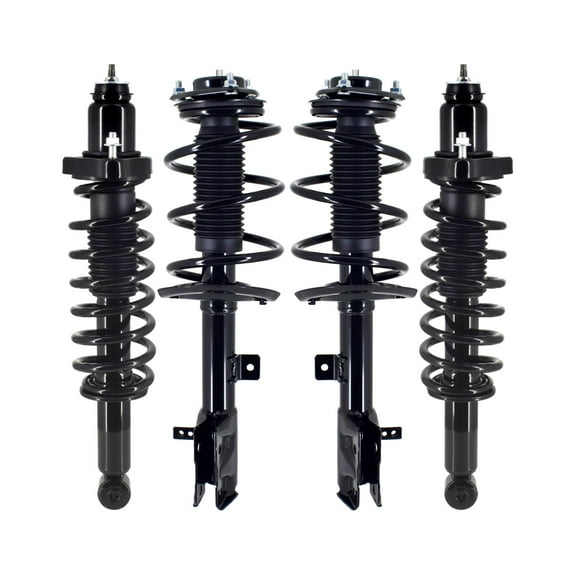 Front-Rear Set of 4 Quick Complete Strut - Coil Spring For 2007-2012 Dodge Caliber