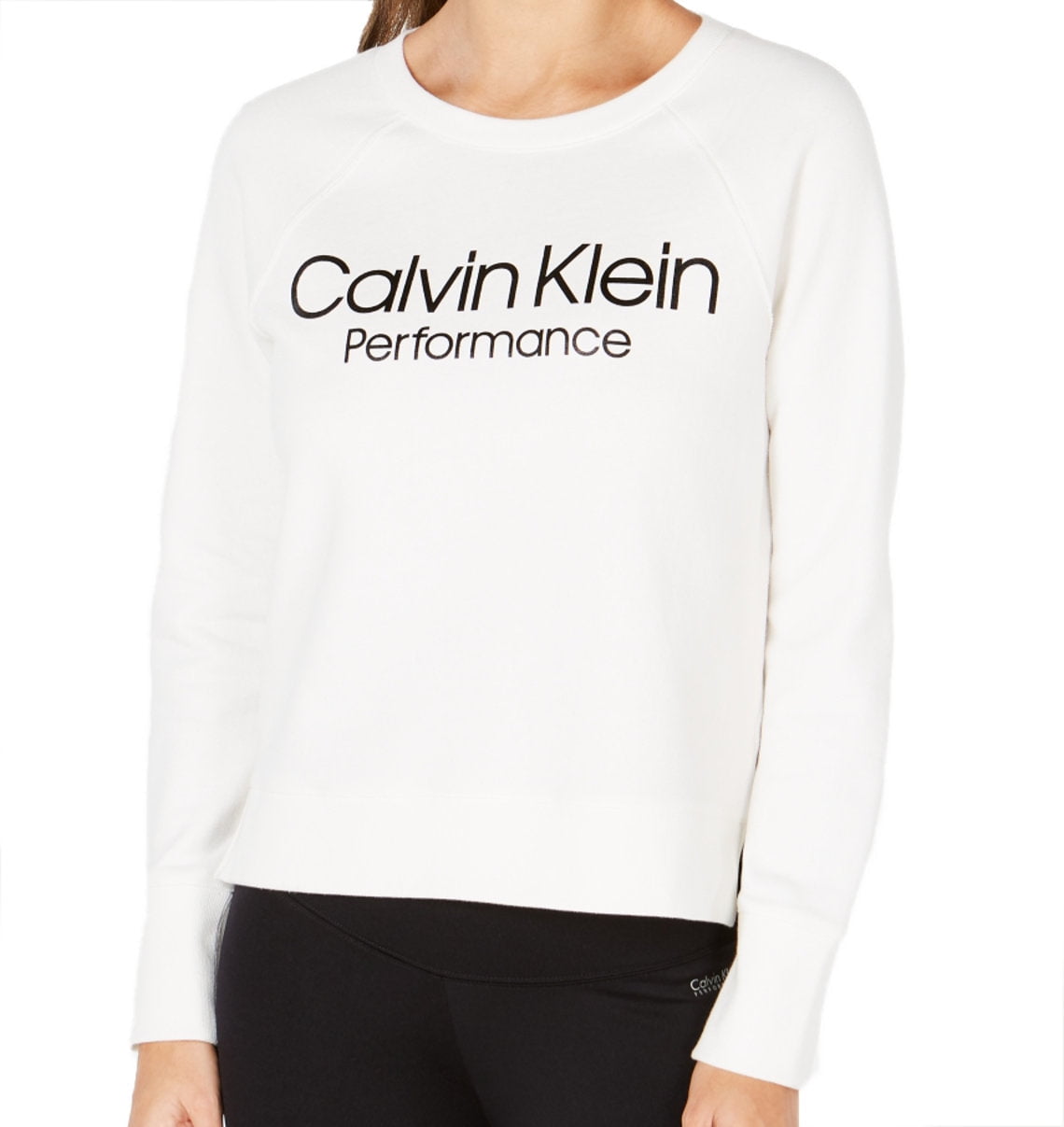 Klein Womens Performance Logo Sweatshirt,Cloud,X-Large