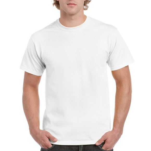 Gildan T-Shirt Ultra Cotton pour Hommes, P, Blanc