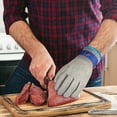 thumbnail image 3 of Guantes resistentes a los cortes de cocina TANGJMXG guantes de cadena nivel 5 de protección, 3 of 4