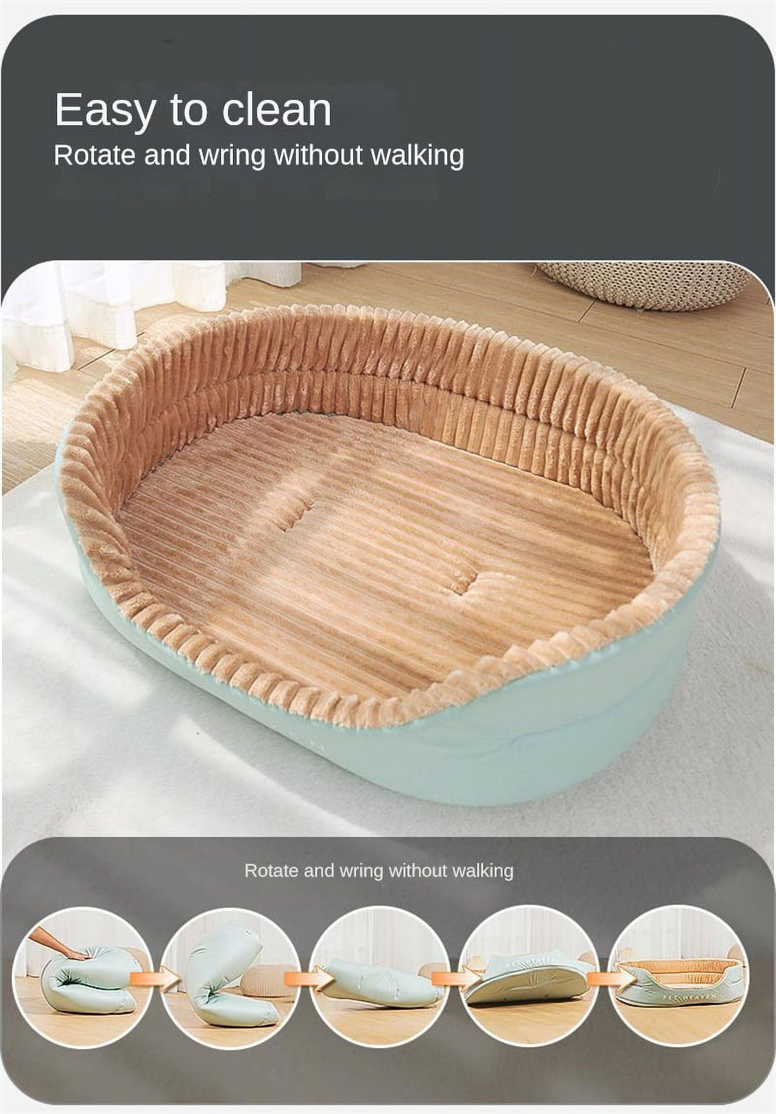 HEAVEN Soft Double-Side Pet Cat Dog Bed Big Dogs House Warm Sofa Cushion Large Pet Basket Blanket Accessories Medium Kennel Products