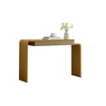 thumbnail image 3 of Kings Brand Furniture Yuma Wooden Console Table - Contemporary Thin Sofa Table, Side Table, Entryway Table with 2 Drawers Perfect for Hallway, Living Room, Foyer (Honey Mustard), 3 of 6