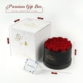 thumbnail image 5 of Otuo 21-Piece Preserved Roses in Gift Box, Real Eternal Rose Flower, Valentines Day Gifts for Her, Girlfriend, Mom, Women, Wife, Birthday Anniversary and Wedding (Red), 5 of 12