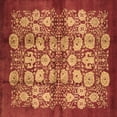 thumbnail image 1 of Ahgly Company Indoor Square Oriental Brown Industrial Area Rugs, 3' Square, 1 of 4