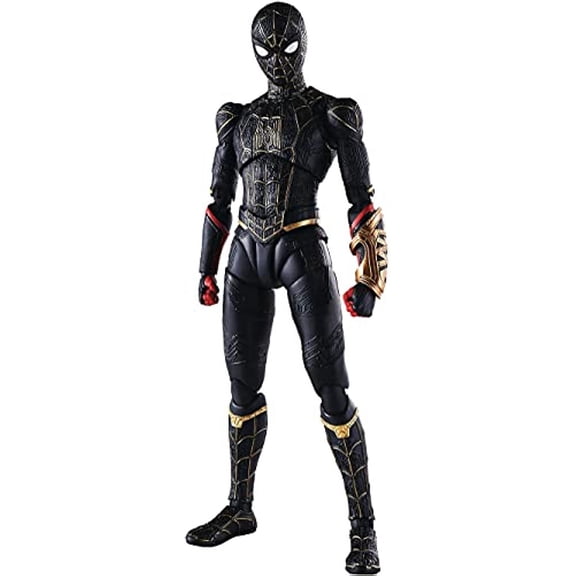 Tamashii Nations - Spider-Man: Now Way Home - Spider-Man (Black & Gold Suit), Bandai Spirits S.H.Figuarts Action Figure