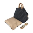 thumbnail image 1 of Bolso de viaje para perros gato bolso de transporte saliente para gatos pequeños y medianos gatito de Negro, 1 of 8