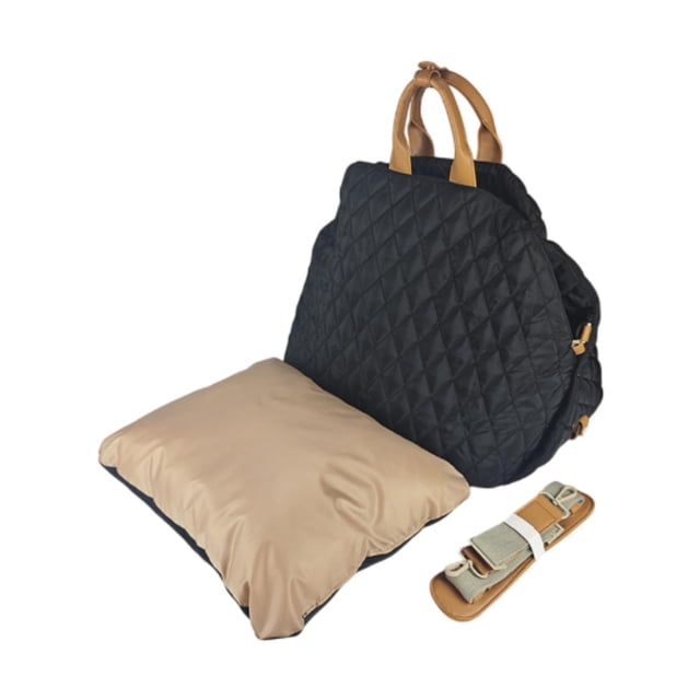 Bolso de viaje para perros gato bolso de transporte saliente para gatos pequeños y medianos gatito de Negro