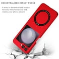 thumbnail image 3 of Dteck for Samsung Galaxy Z Flip 6 Case with Powerful Magnet, Solid Color PC Hard Protective Z Flip 6 Case Compatible with MagSafe Wireless Charger Anti-Scratch Shockproof Phone Case for Galaxy Z FlRed, 3 of 7