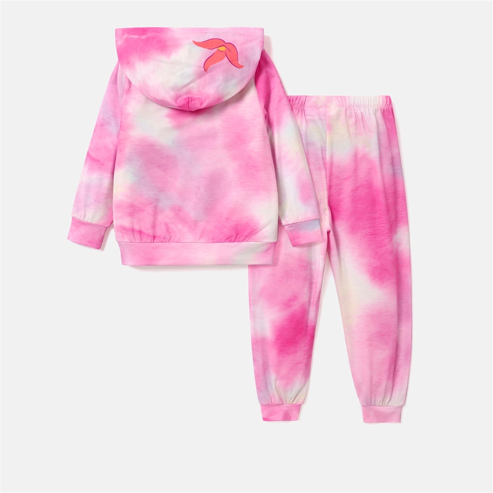 Disney Princess Belle Elsa Hoddie and Jogger 2Pcs Outfits Set Toddler to Big Girl Size 3-10