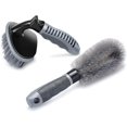 thumbnail image 1 of 2 Pcs Brosse de Nettoyage de Roue en Acier et Alliage, Brosse de Pneu de Voiture, Vélo, 1 of 5