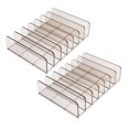 thumbnail image 1 of IFANLANDOR 2Pcs Money Till Box Cash Organizer Acrylic Transparent for Business Checkout, 1 of 5