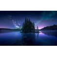 thumbnail image 2 of M. Garcia, Jesus 14x10 White Modern Wood Framed Museum Art Print Titled - Dreamy Night, 2 of 4