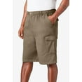 thumbnail image 4 of Boulder Creek By Kingsize Men's Big & Tall  Renegade 9" Full Elastic Waist Cargo Shorts, 4 of 6