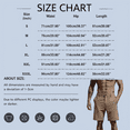 thumbnail image 4 of JoveMarine Men's Straight Leg Cargo Shorts with Zipper Pockets, Loose Fit Casual Work Shorts for Outdoor, Exercise and Daily Wear Beige L, 4 of 5