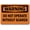 Warning Sign 3, variant on Warning Sign Do Not Enter Forest Harvesting Area - 8"x12" Rust Free Aluminum Metal Tin Weather Resistant Sign for Forests Harvest Zones