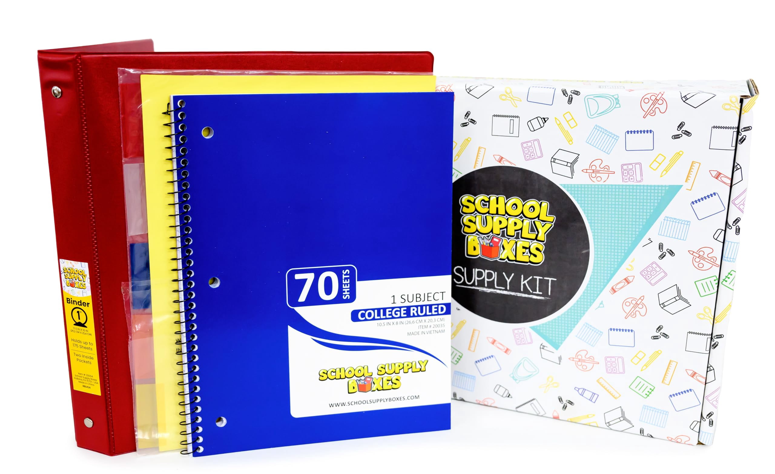 Math Essentials Back to School Bundle | 1 Box - 36 Pieces per Box | School Supply Boxes - Back to School Essentials