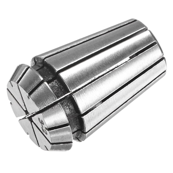 Uxcell ER20 Spring Collet, 40Cr Steel 3mm Clamping Diameter for CNC Engraving Machine [Silver,1.2x0.8"/31.5x21 mm]