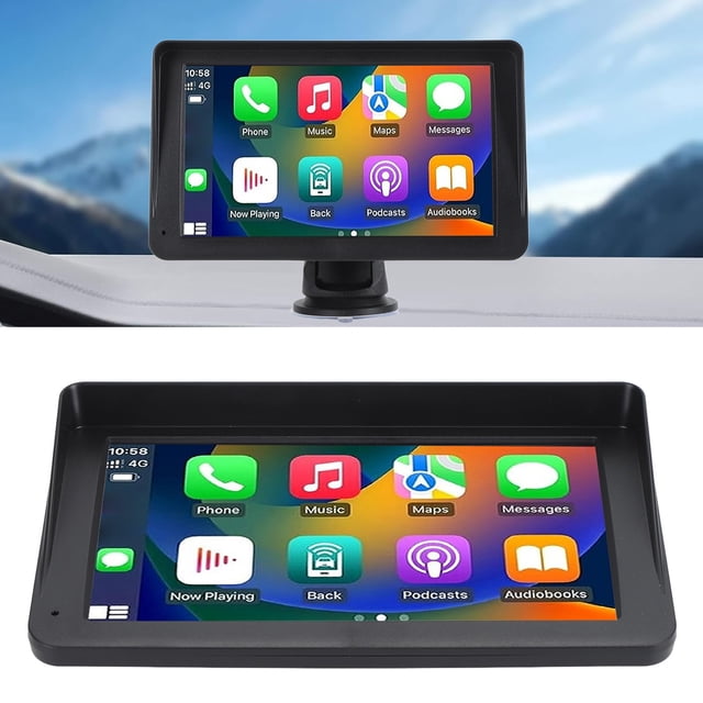 Portable Car Stereo, Car Multimedia Player Voice Control Hands Free Touchscreen Double Din for Vehicles